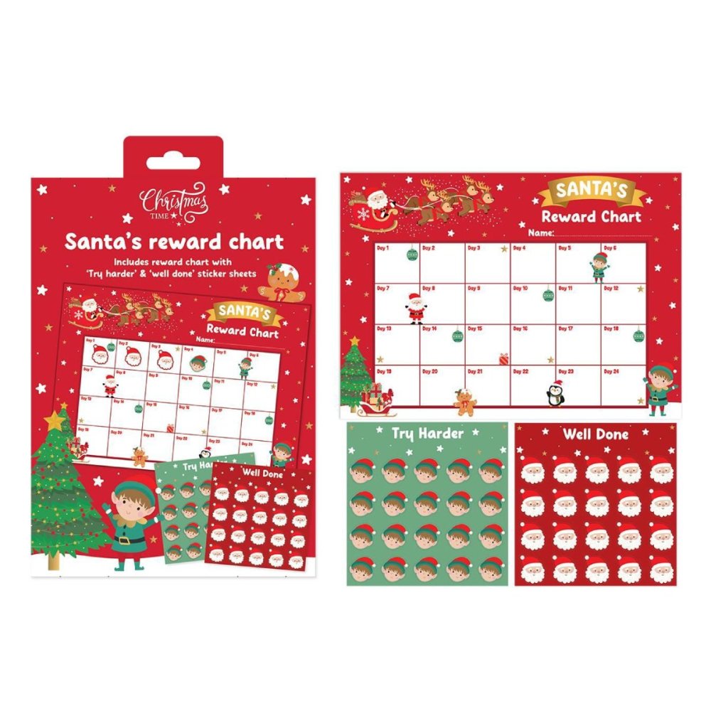 XM1240: Christmas Santa's Reward Wall Chart XM1240: Christmas Santa's Reward Wall Chart